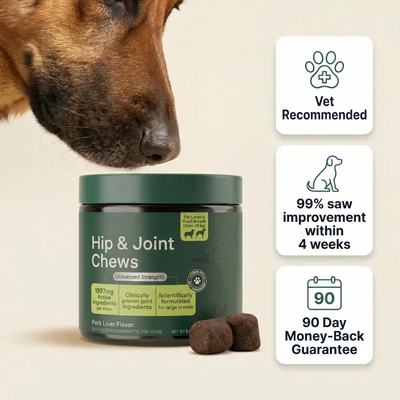 Chewable snacks for hips and joints