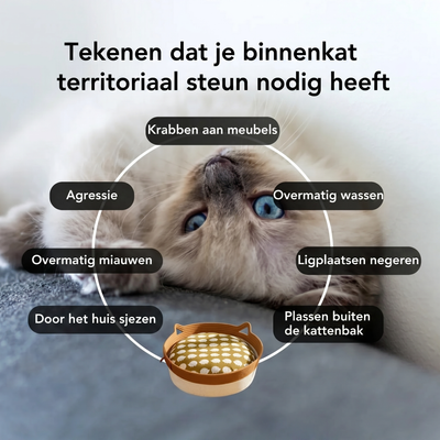 Instinct Mand | Ontdek het eerste wetenschappelijk onderbouwde natuurlijke territorium voor binnenkatten