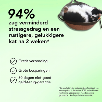 Instinct Mand | Ontdek het eerste wetenschappelijk onderbouwde natuurlijke territorium voor binnenkatten