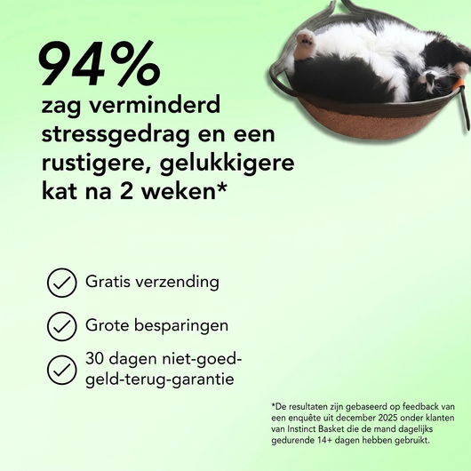 Instinct Mand | Ontdek het eerste wetenschappelijk onderbouwde natuurlijke territorium voor binnenkatten