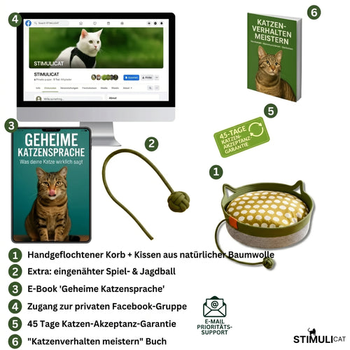 Instinkt Katzenkorb – Natürlicher Rückzugsort für Wohnungskatzen