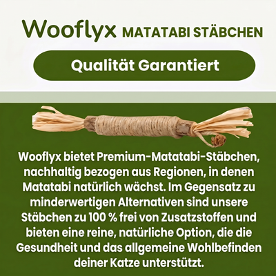 Natürliche Matatabi-Zahnpflege-Sticks