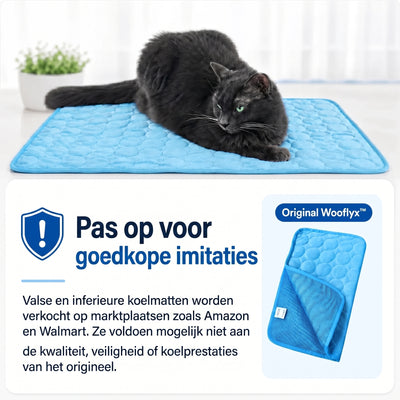 Bescherm je kat tegen een hitteberoerte met de Wooflyx™ koelmat